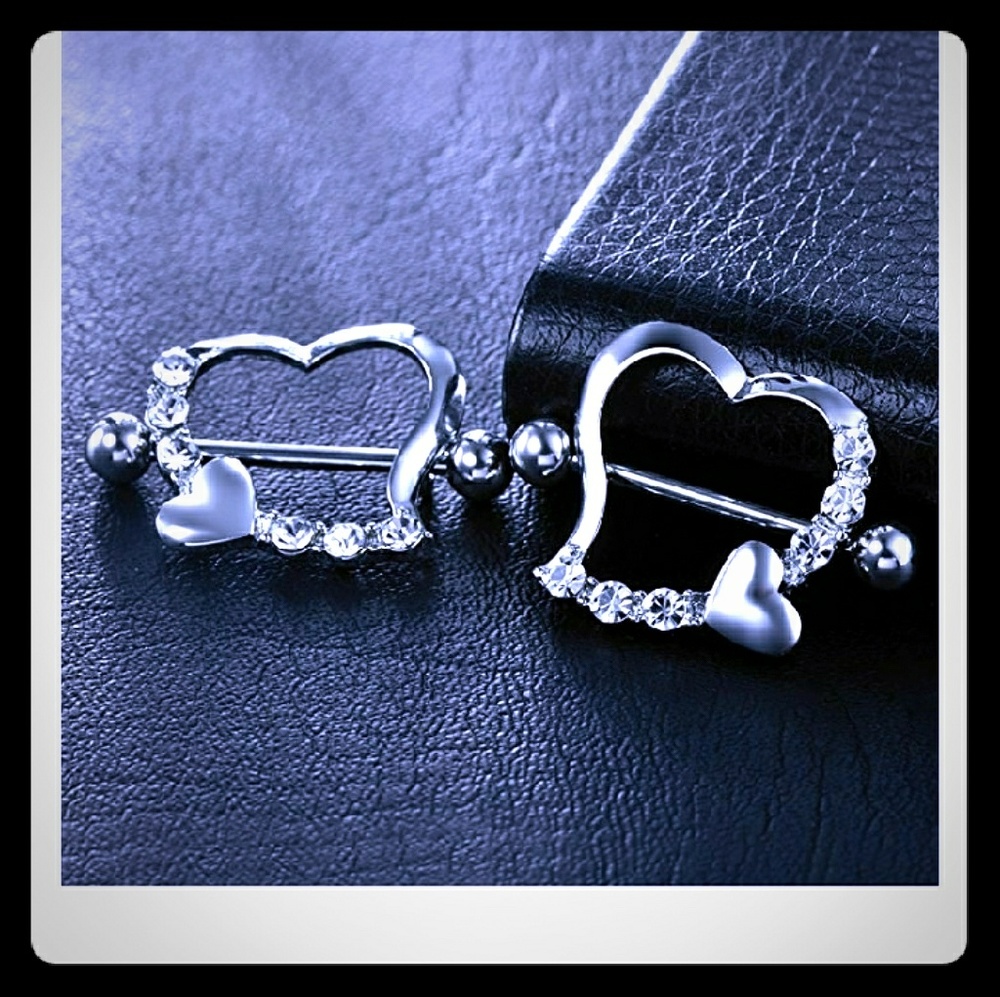 Body Jewelry Nipples Ring Set **NEW**